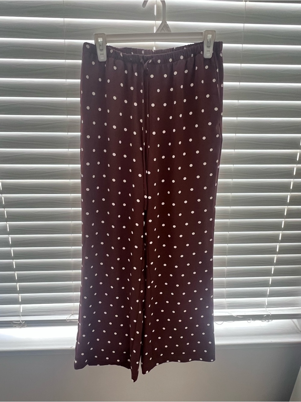 NWT Melloday Women Polka Dot Wide-Leg Bottoms